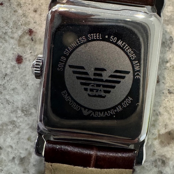 Vintage Emporio Armani Ladies AR0204, 24mm Qtz Classic Dress Watch - Picture 4 of 9